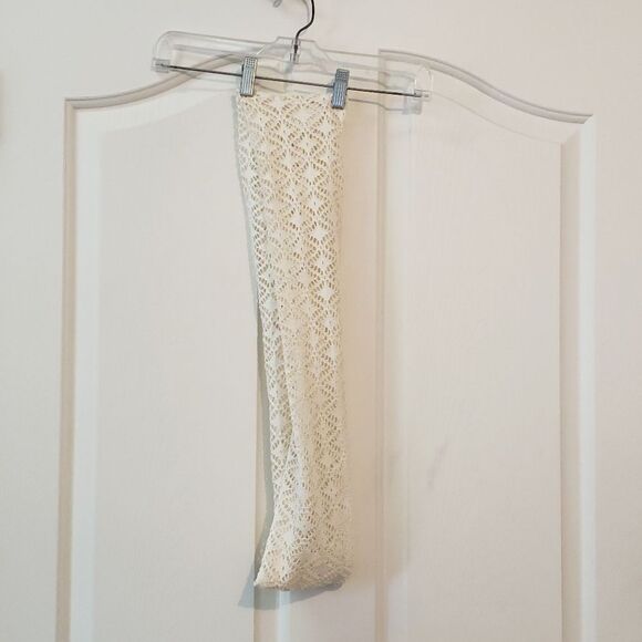 Cream Lacy Infinity Scarf - Picture 2 of 2